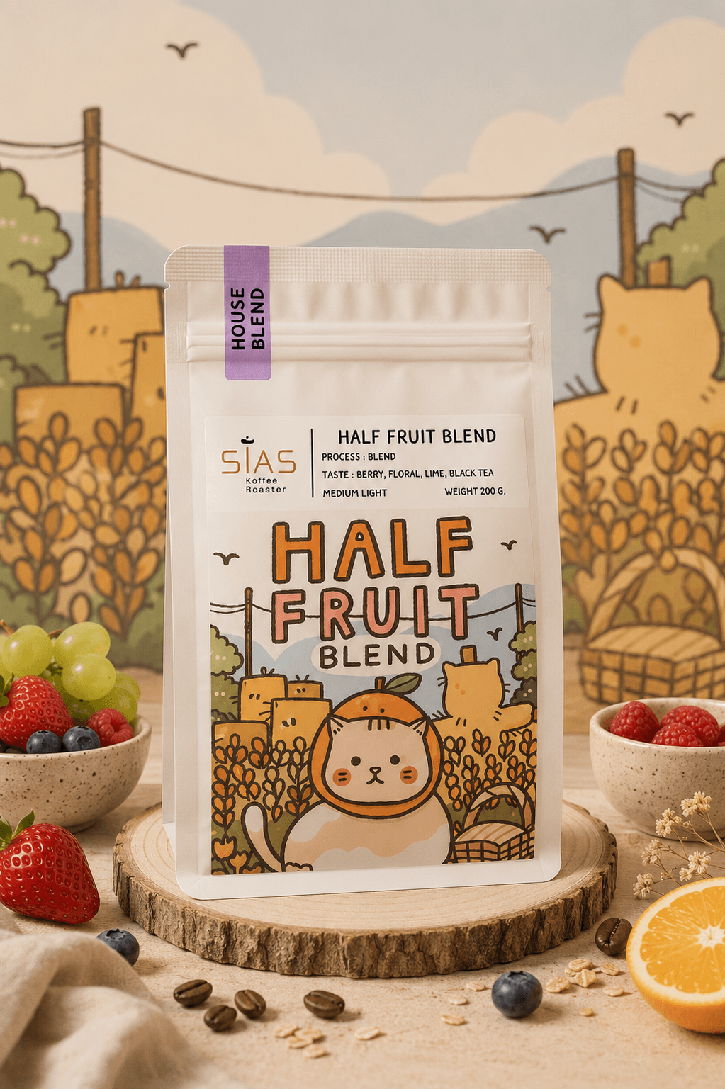Half fruit