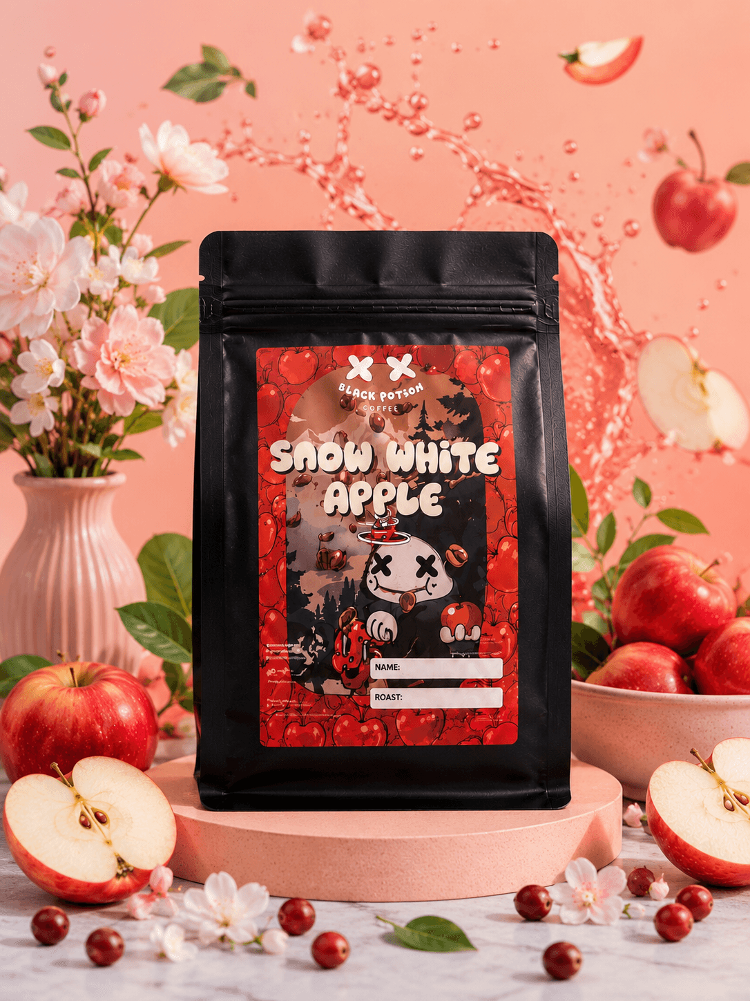 Snow white apple